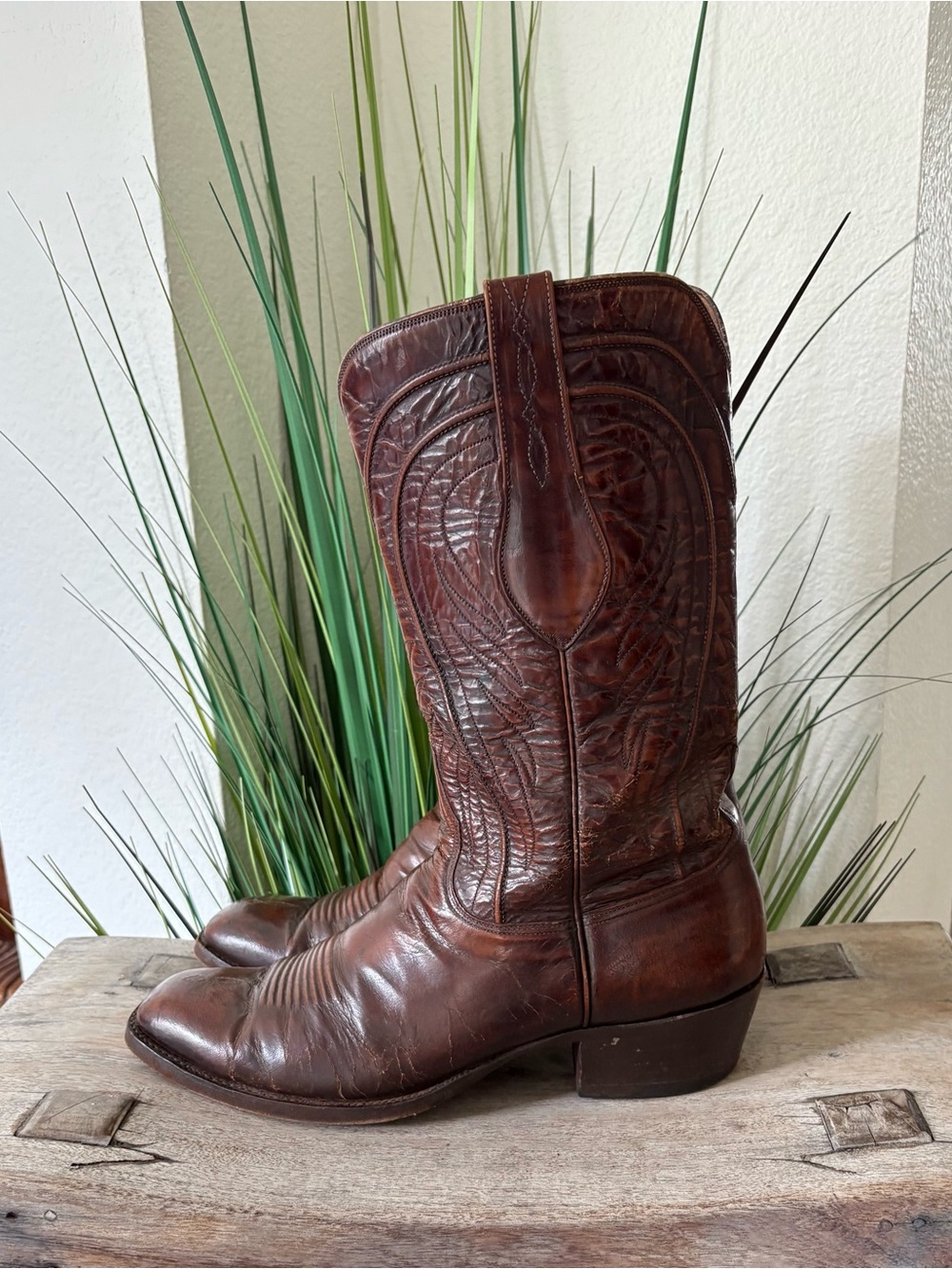 Vintage Lucchese Western Boots